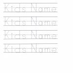 Customizable Printable Letter Pages | Teaching Mackenzie And Juliana   Free Printable Preschool Name Tracer Pages