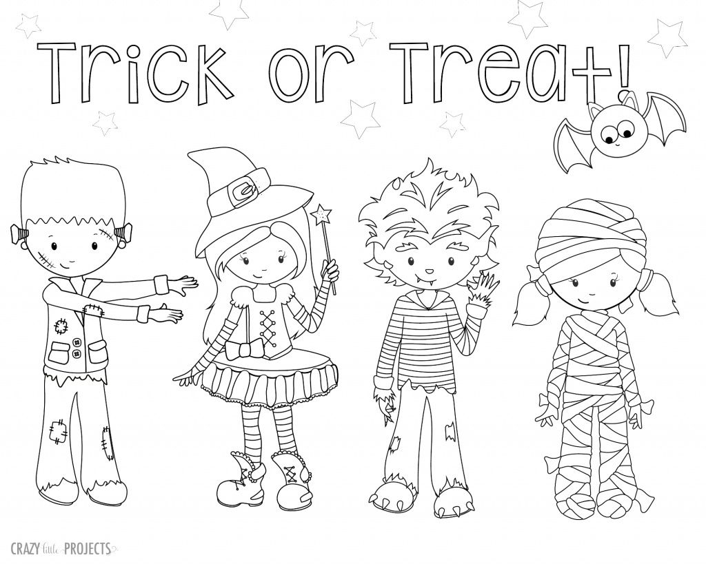 Cute Free Printable Halloween Coloring Pages | Halloween Party - Free Printable Halloween Coloring Pages