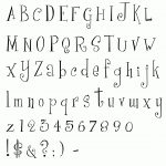 Cute Letter Stencils | Letter Stencil Templates Free Printable   Free Printable Calligraphy Letter Stencils