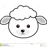 Cute Sheep Face | Plaasdiere | Pinterest | Sheep Face, Face Template   Free Printable Sheep Mask