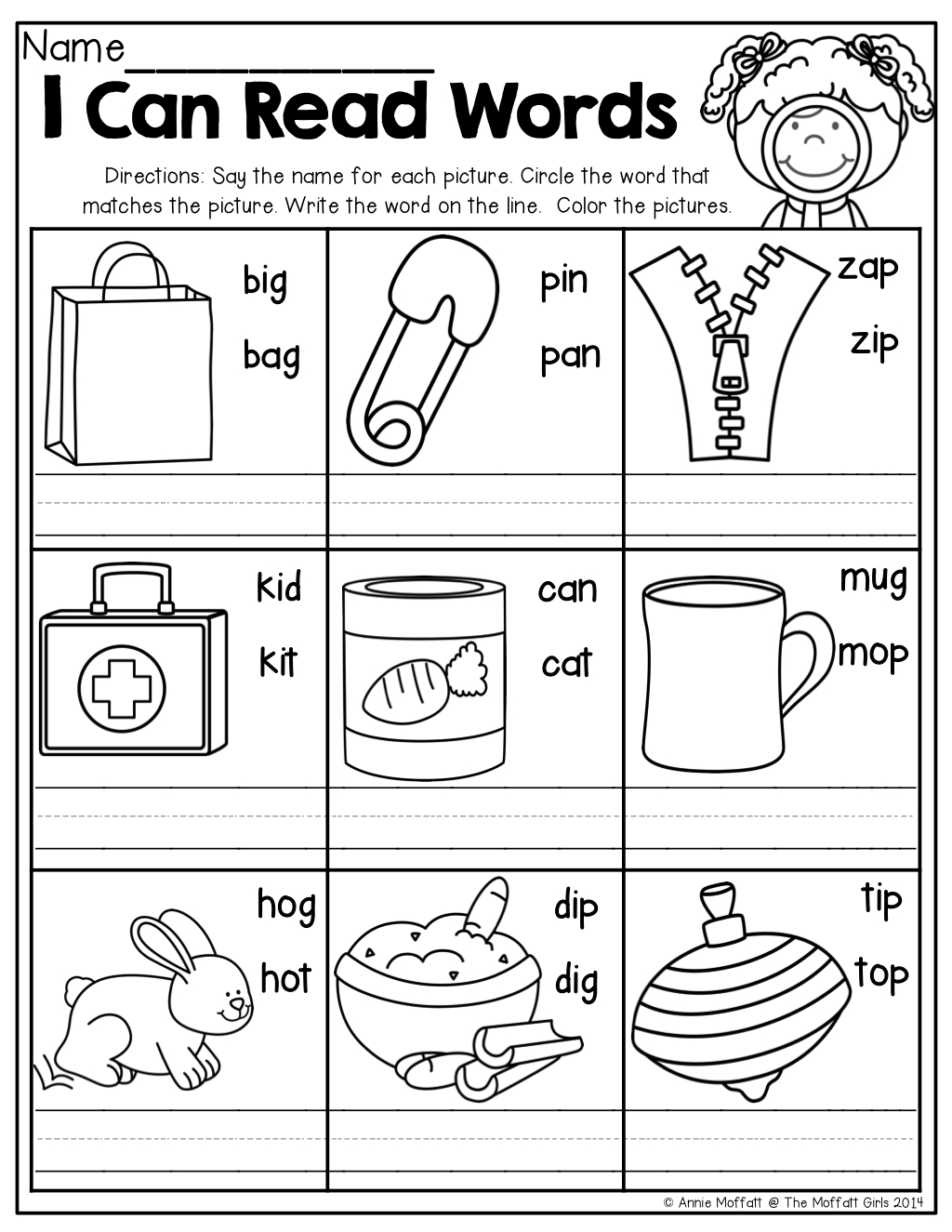 Cvc Worksheets For Kindergarten For Free Download - Math Worksheet - Free Printable Cvc Worksheets