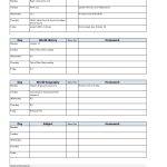 Daily Project Organizer Templates Free | Weekly Student Planner   Student Planner Template Free Printable