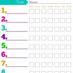 Daily Responsibilities Chart For Kids! Free Printable To Help   Free Printable Chore Charts For Kids With Pictures