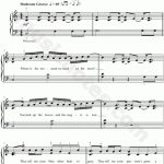 Daniel Powter "bad Day" Sheet Music (Easy Piano) (Piano Solo) In C   Bad Day Piano Sheet Music Free Printable