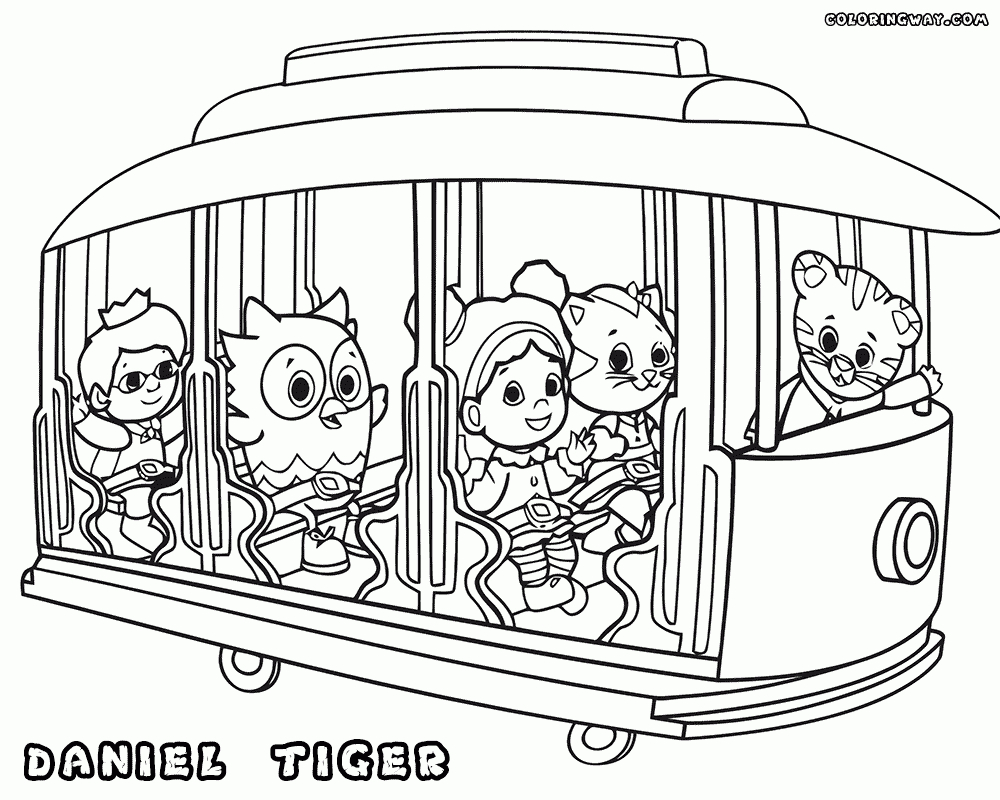 Daniel Tiger Coloring Pages | Coloring Pages To Download And Print - Free Printable Daniel Tiger Coloring Pages