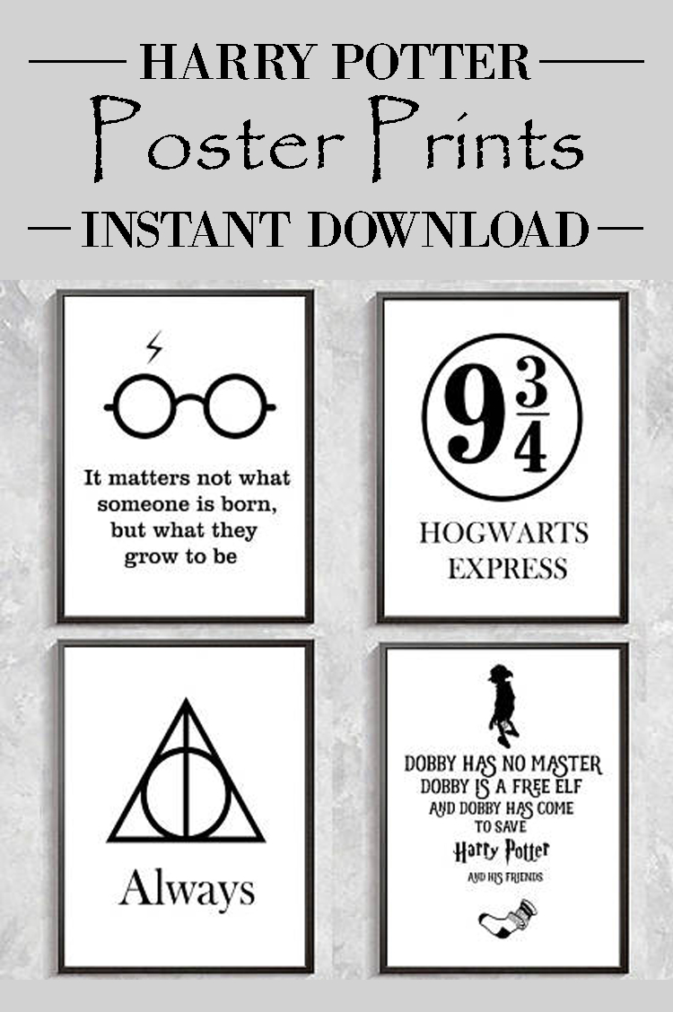 Printable Harry Potter Decor Potter Inspirited Honeydukes Hogwarts