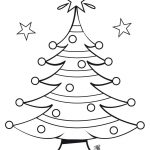 Decorated Christmas Tree Coloring Pages   Hellokids   Free Printable Christmas Tree Images