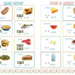 Delightful Distractions: Printable Menus For A Math Restaurant | It   Free Printable Menu Math Worksheets