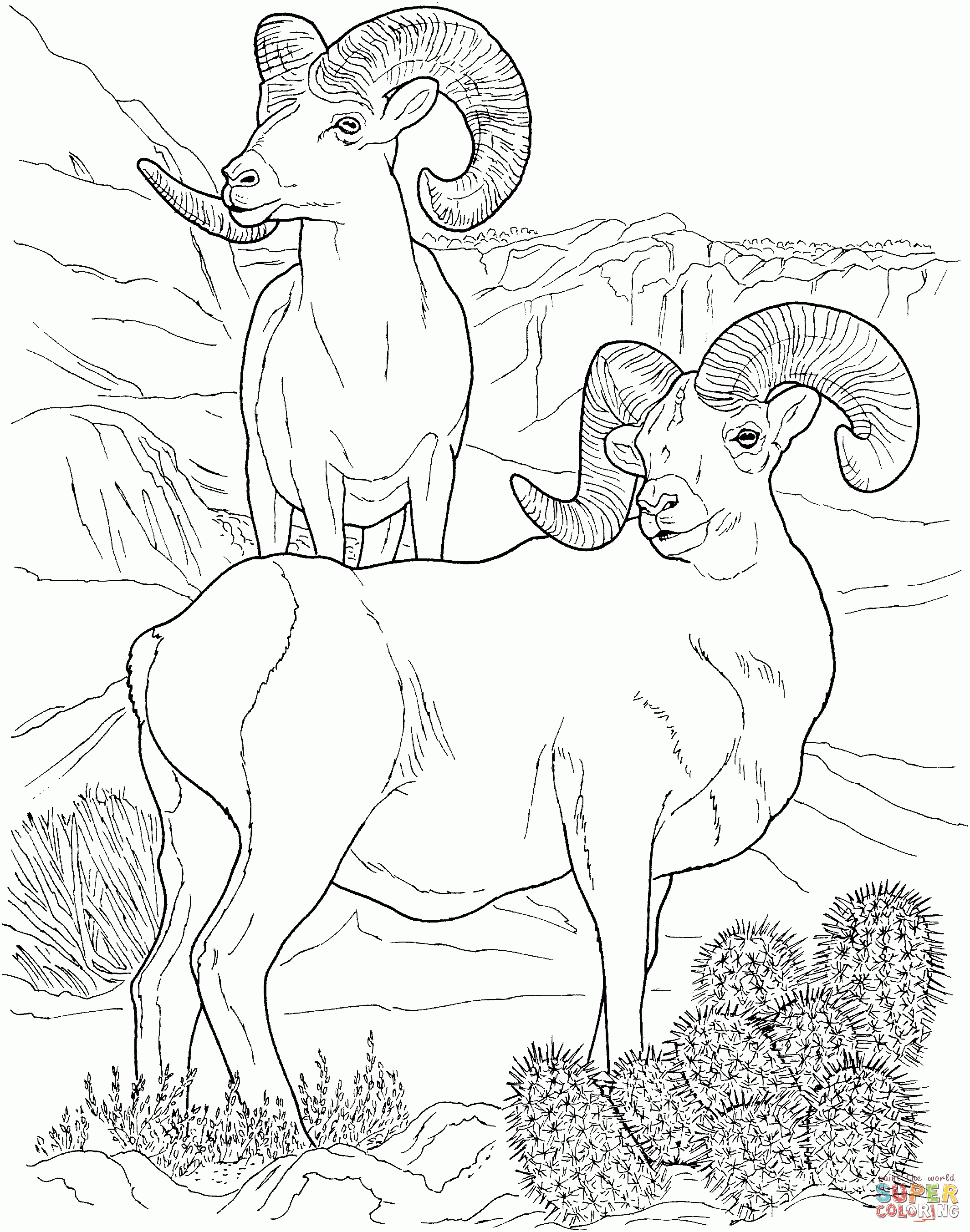 Desert Animals Coloring Pages | Free Printable Pictures - Free Printable Desert Animals