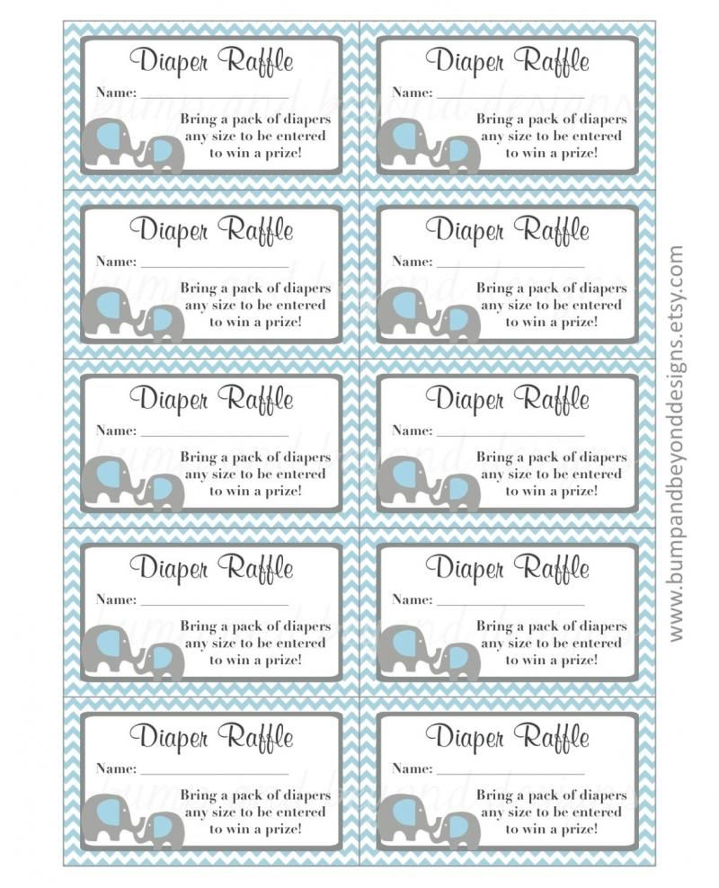 Diaper Raffle Tickets Free Printable - Yahoo Image Search Results - Free Printable Diaper Raffle Tickets Elephant