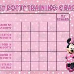 Digital Minnie Mouse Potty Training Chart, Free Punch Cards | Disney   Free Printable Minnie Mouse Potty Training Chart