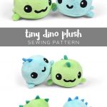 Dino Plush Softie Pattern Free Pdf Download. Cuteness Overload   Free Printable Stuffed Animal Patterns