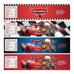 Disney Cars Water Bottle Labels   Personalized And Printable For   Free Printable Cars Water Bottle Labels