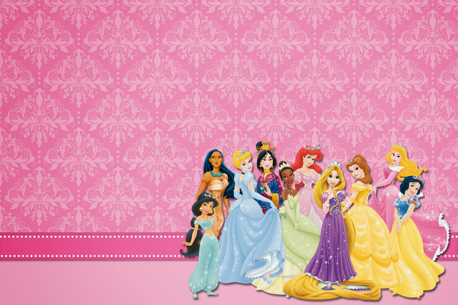 Disney Princess Party: Free Printable Party Invitations. | Oh My - Free Princess Printable Invitations