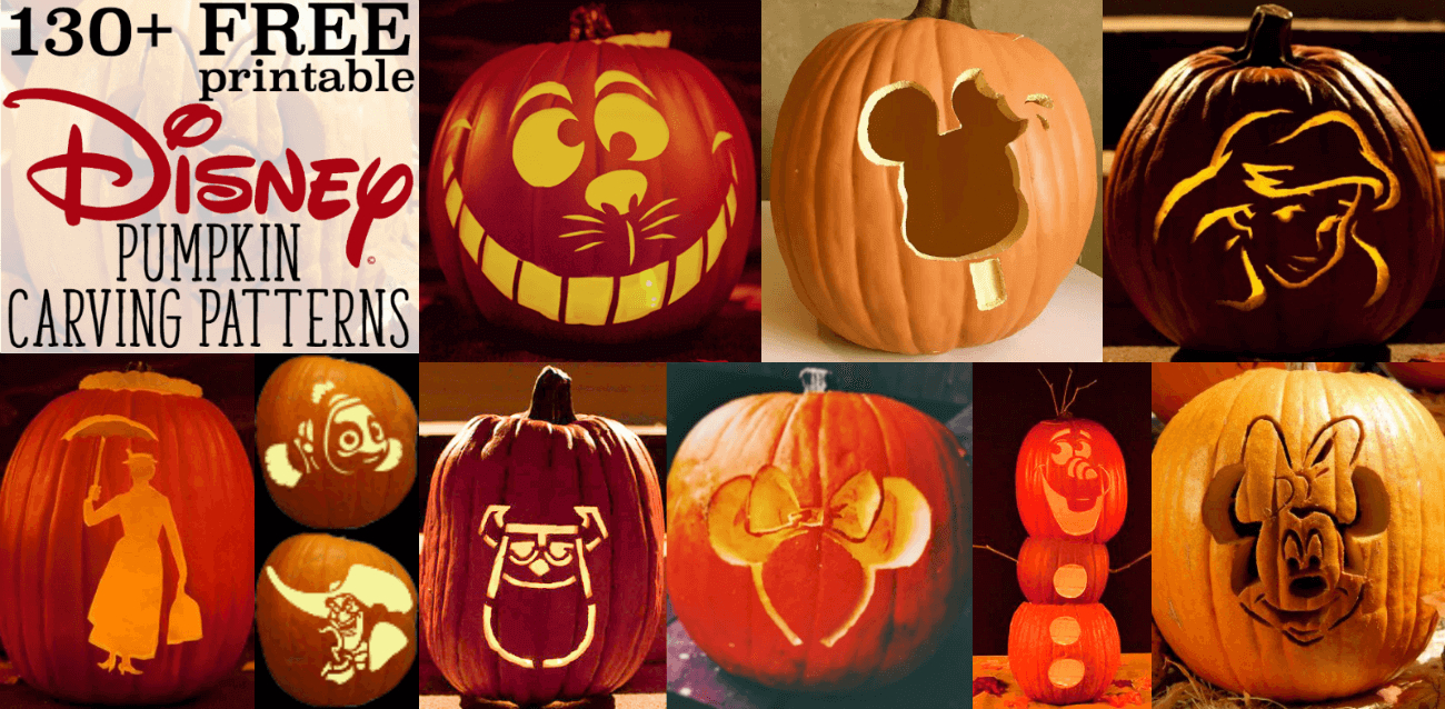 Disney Pumpkin Stencils: Over 130 Printable Pumpkin Patterns - Free Printable Lightning Mcqueen Pumpkin Stencil