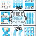 Disney's Frozen Party Printable Set ~ Free   Free Printable Birthday Scrolls