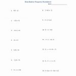 Distributive Property Of Multiplication Worksheets Distributive   Free Printable Distributive Property Worksheets