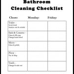 Diy Bathroom Cleaning Checklist   With Free Printable. | Diy House   Free Printable Mirrored Numbers
