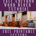 Diy Fall Chevron Wood Block Letters   Free Printable | Diy Swank   Diy Swank Free Printable Letters