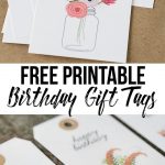 Diy Gift Wrapping Ideas : Darling (And Free) Printable Birthday Gift   Diy Gift Tags Free Printable