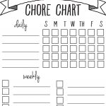 Diy Printable Chore Chart | Free Printables Nov/feb | Pinterest   Chore Chart For Adults Printable Free