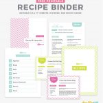 Diy Recipe Book (With Free Printable Recipe Binder Kit!)   Free Recipe Book Templates Printable