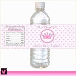 Diy Water Bottle Label Template Beautiful Free Printable Water   Free Printable Water Bottle Labels For Baby Shower