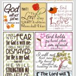 Does Fear Sometimes Settle Into Your Heart? Use God's Truth To   Free Printable Scripture Cards