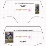 Doll Underwear Pattern (Briefs) To Fit 18 Inch Dolls Like American   18 Inch Doll Clothes Patterns Free Printable