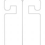 Doorhanger Template   Free To Use | Papercraft Templates | Pinterest   Free Printable Door Hanger Template