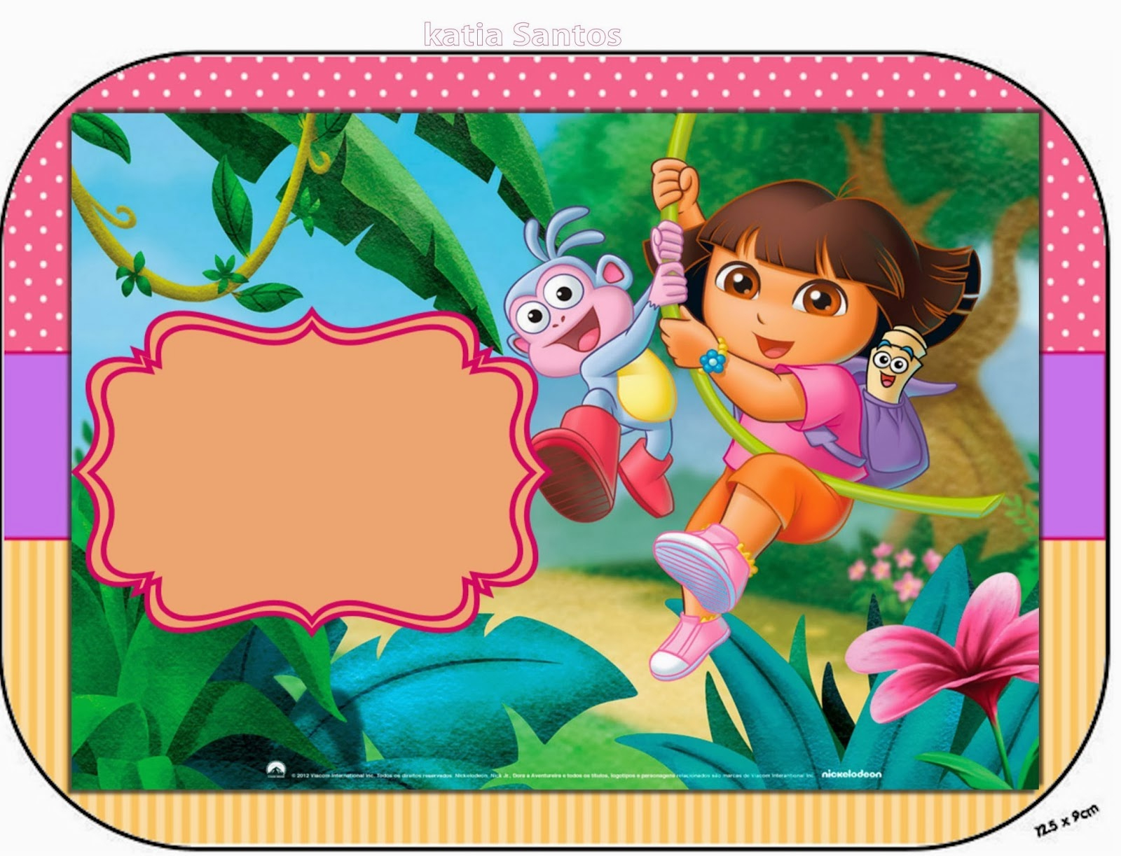 Dora The Explorer Free Printable Candy Bar Labels And Images. | Oh - Dora Birthday Cards Free Printable
