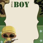Download Free Camouflage Baby Shower Invitations Templates   Free Printable Camo Baby Shower Invitations