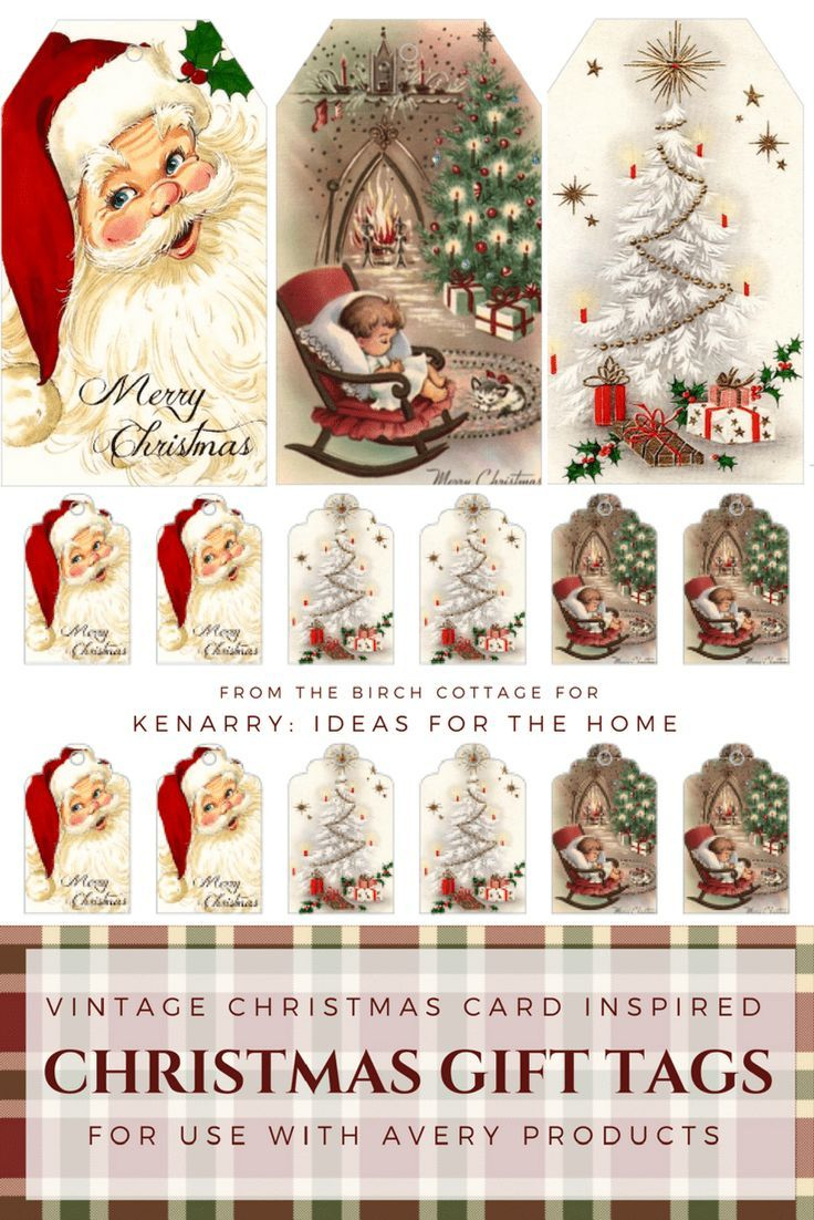 Download Free Printable Vintage Christmas Gift Tags For Holiday - Free Printable Vintage Christmas Pictures