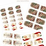 Download Free Printable Vintage Christmas Gift Tags For Holiday Wrapping   Free Printable Vintage Christmas Tags For Gifts
