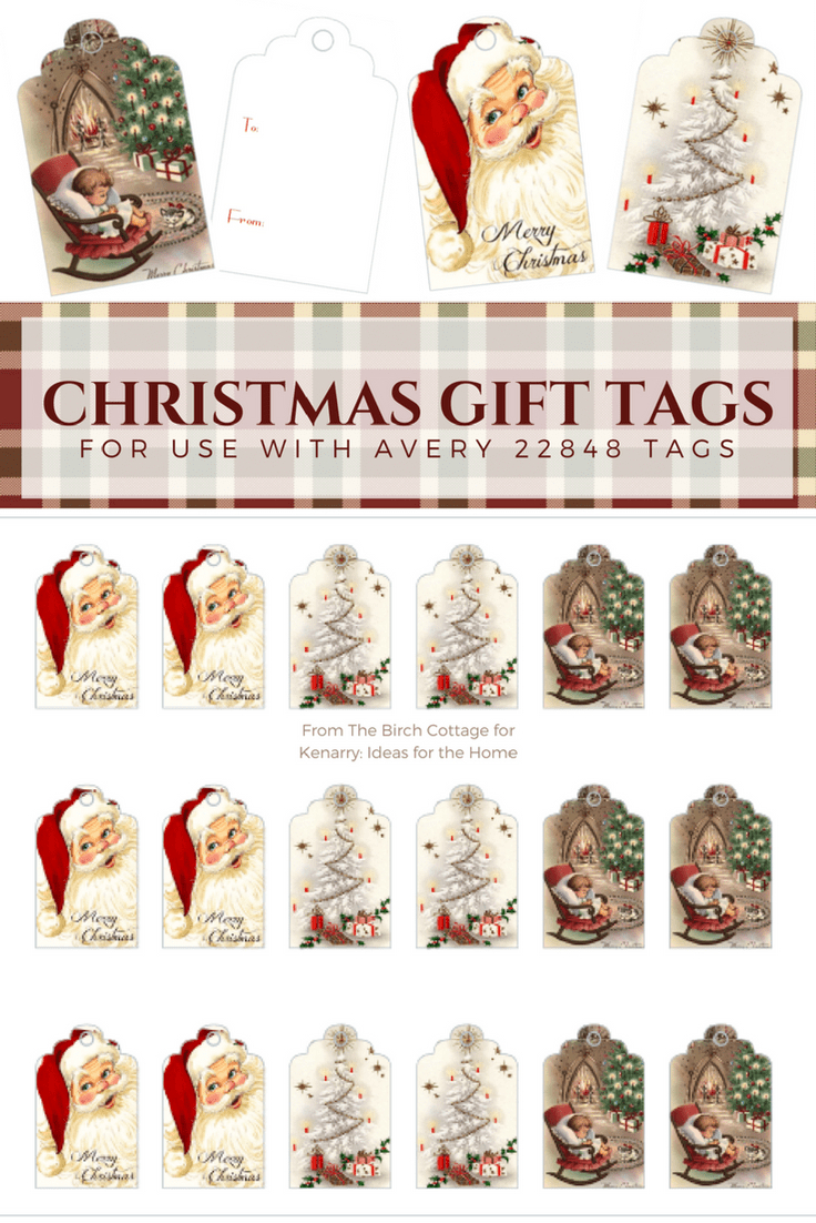 Download Free Printable Vintage Christmas Gift Tags For Holiday Wrapping - Free Printable Vintage Christmas Tags For Gifts