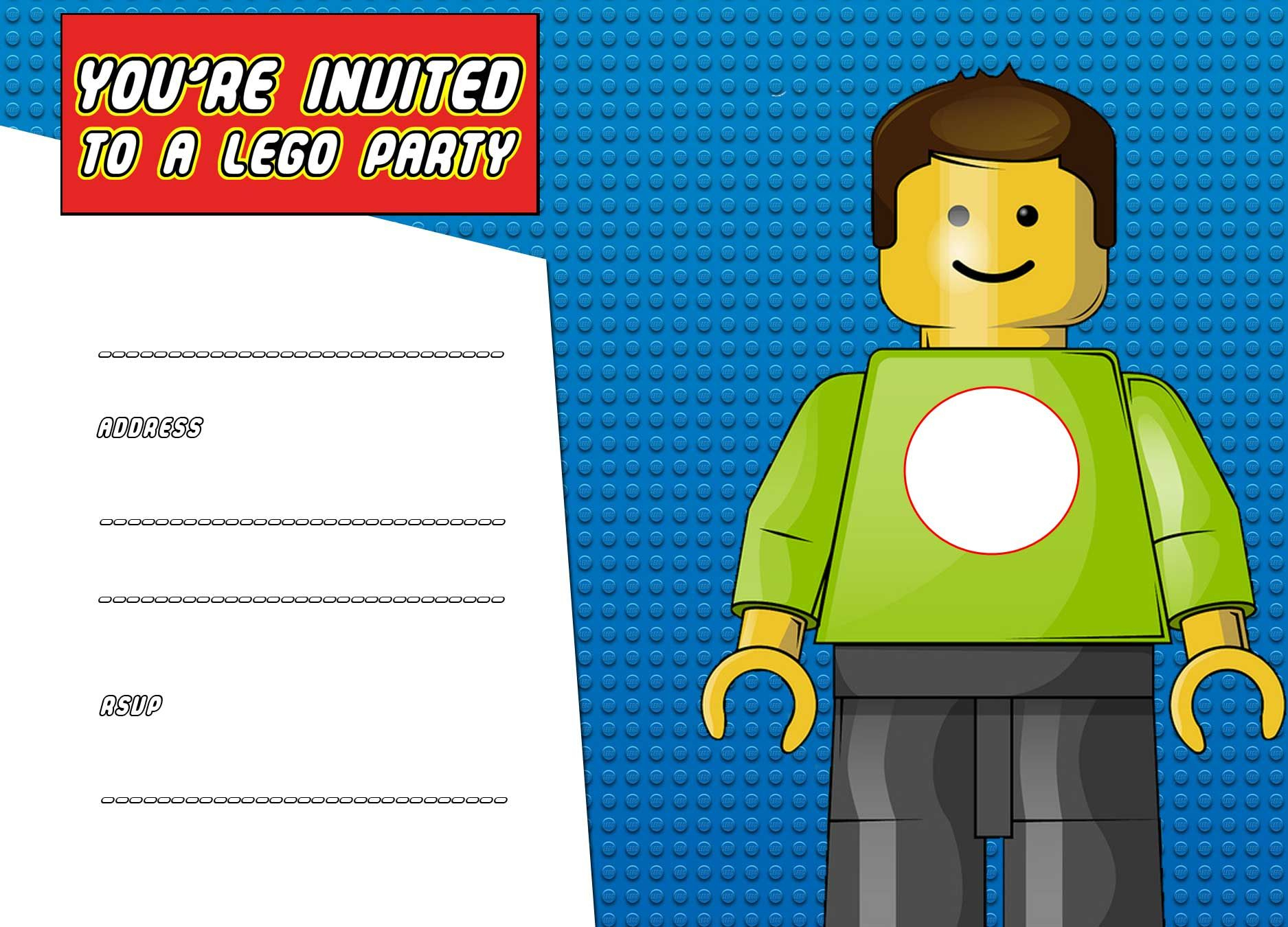 Download Now Free Printable Lego Birthday Invitation Template - Lego Party Invitations Printable Free