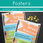 Download These Free Music Classroom Posters Today! Inspire Young   Free Printable Music Posters