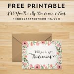 Download This Free Printable Will You Be My Bridesmaid Card, Plus   Free Printable Will You Be My Bridesmaid Cards