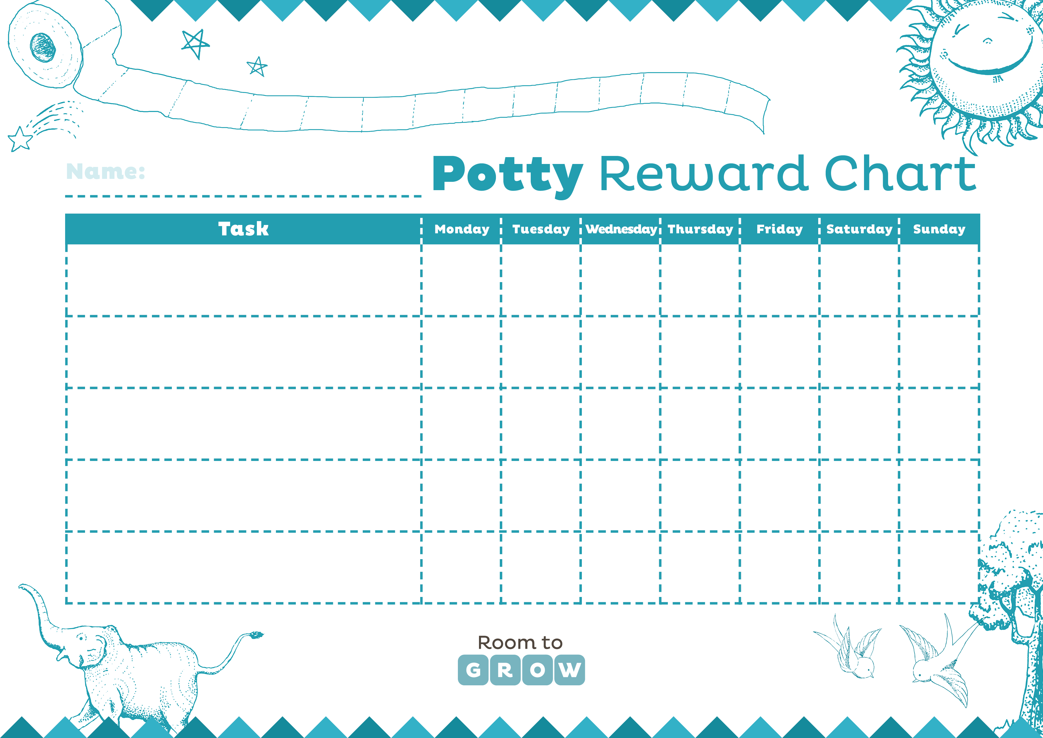 Download Your Free Printable Charts | Room To Grow - Free Printable Charts