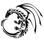 Dragon Stencil | Stencils | Tribal Dragon Tattoos, Chinese Dragon   Free Printable Dragon Stencils