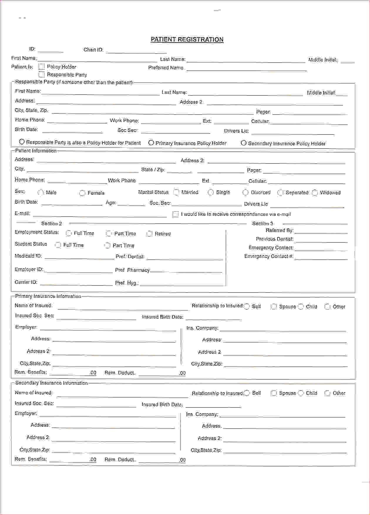 √ 8+ Free Printable Medical Forms - Free Printable Medical Forms