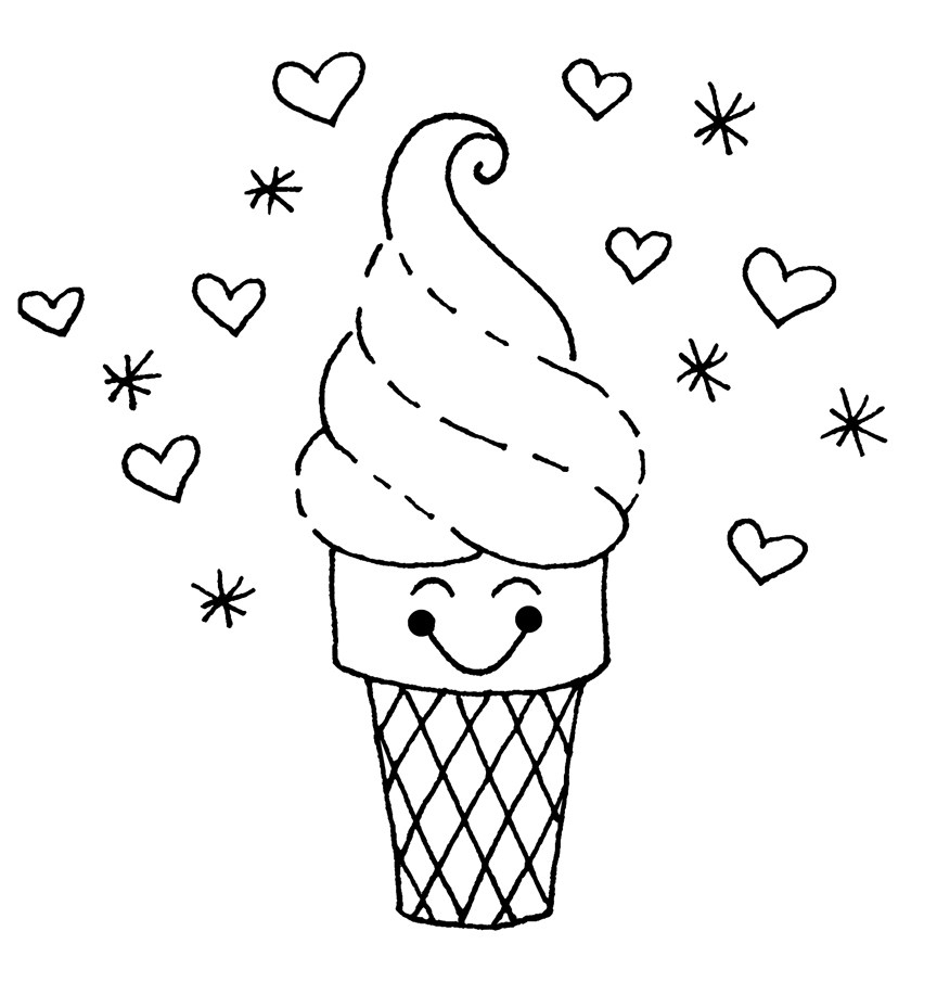 √ Free Printable Ice Cream Coloring Pages For Kids - Ice Cream Color Pages Printable Free