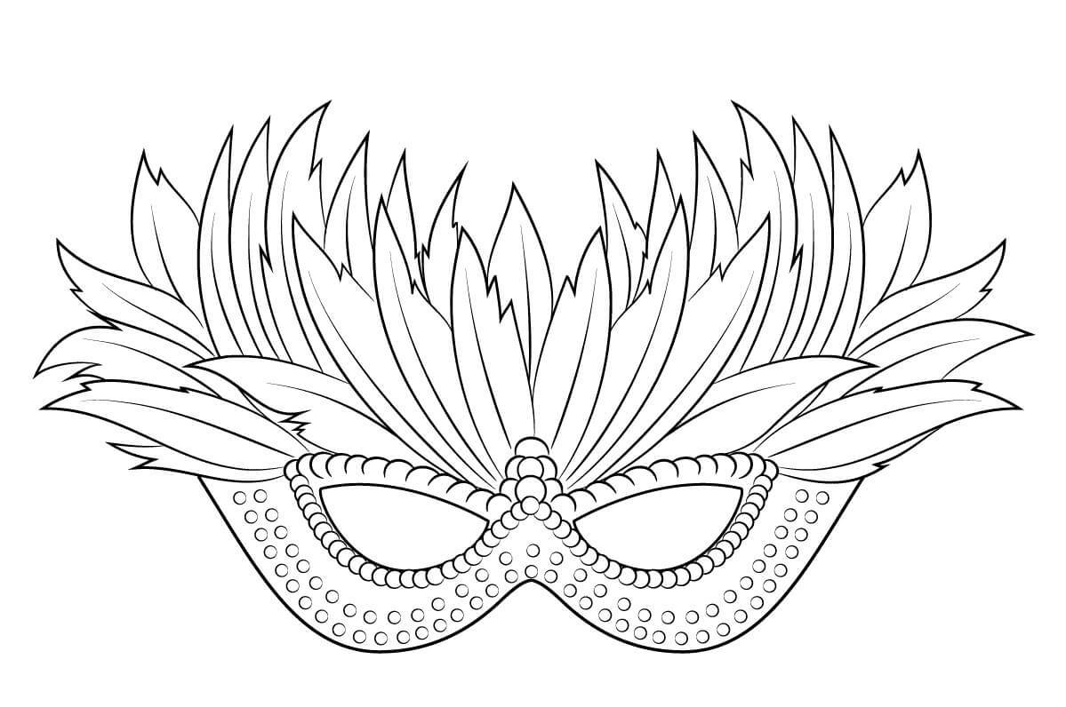 √ Free Printable Mardi Gras Coloring Pages - Free Printable Mardi Gras Masks