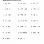 √ Multiplication Worksheets With Decimals ~ Clubdetirologrono   Multiplying Decimals Free Printable Worksheets