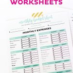 √ Simple Free Printable Budget Worksheets   Free Printable Budget Sheets