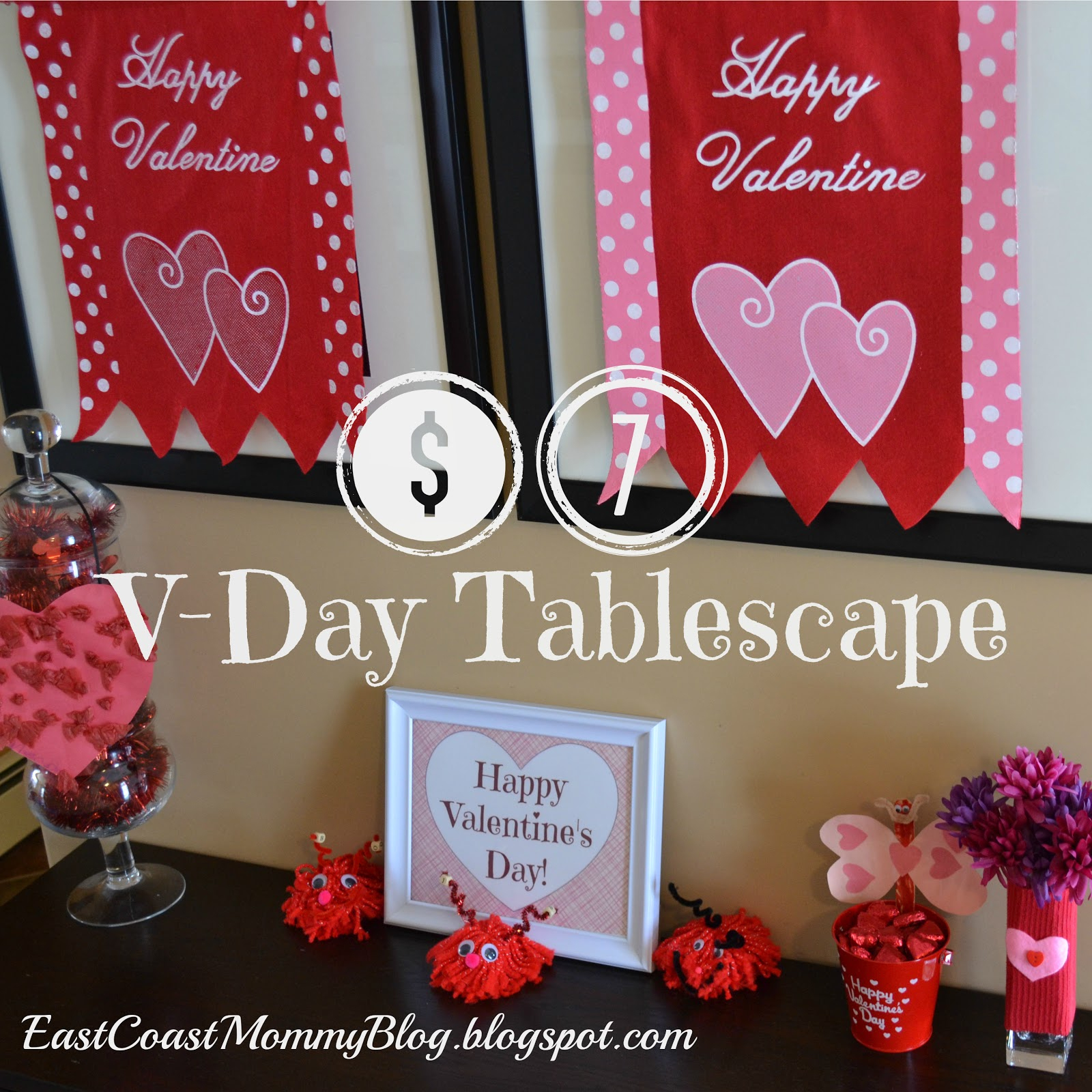 East Coast Mommy: Diy Valentine&amp;#039;s Day Decor {With Free Printable} - Free Printable Valentine&amp;amp;#039;s Day Decorations