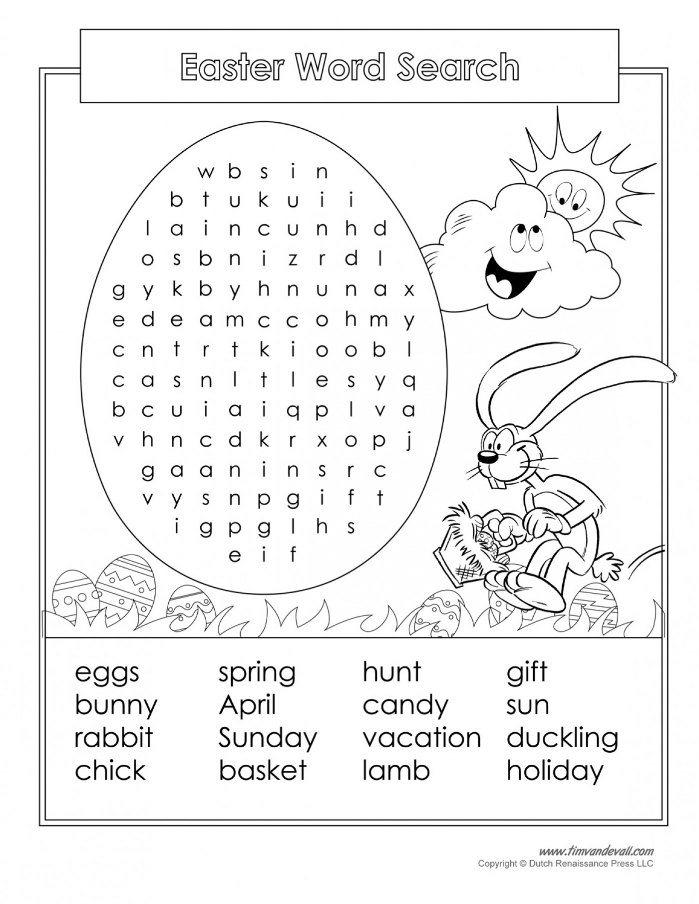 Easter Crossword Puzzle Printable Crosswords Free Word - Free Printable Easter Puzzles For Adults