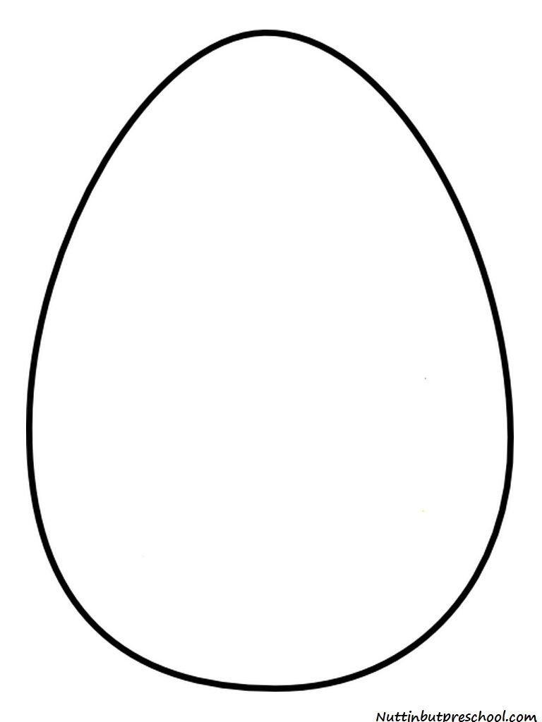 Easter Egg Templet | Easter Egg Pattern And Shiny Paint Recipe - Easter Egg Template Free Printable
