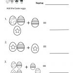 Easter Printables | Kindergarten Easter Addition Worksheet Printable   Free Printable Easter Worksheets For 3Rd Grade