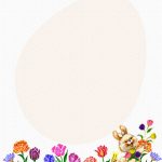 Easter Stationery Theme Free Digital Stationery   Free Printable Easter Stationery